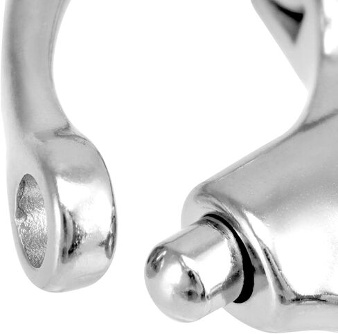 QWORK Swivel Eye Snap Shackle, 4 Pack 3.5" Quick Release Bail Rigging Sailing Boat Marine 316 Stainless Steel for Sailboat Spinnaker Halyard in Saudi Arabia