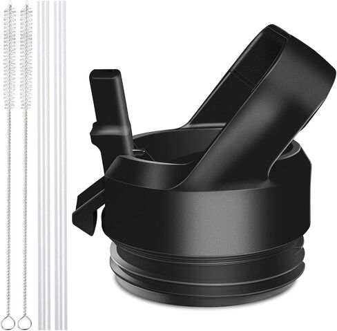 Straw Cap for YETI Rambler Bottle and RTIC Bottle, Straw Lid with 2 Straws and 2 Brushes in Saudi Arabia