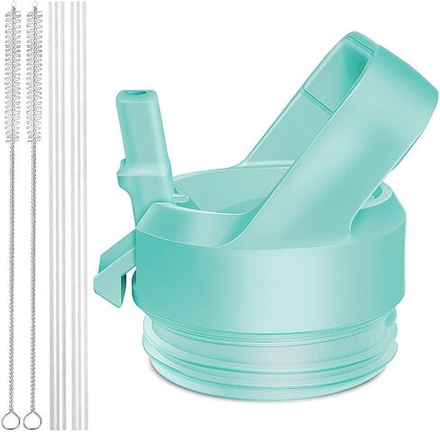 Straw Cap for YETI Rambler Bottle and RTIC Bottle, Straw Lid with 2 Straws and 2 Brushes in Saudi Arabia