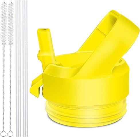 Straw Cap for YETI Rambler Bottle and RTIC Bottle, Straw Lid with 2 Straws and 2 Brushes in Saudi Arabia