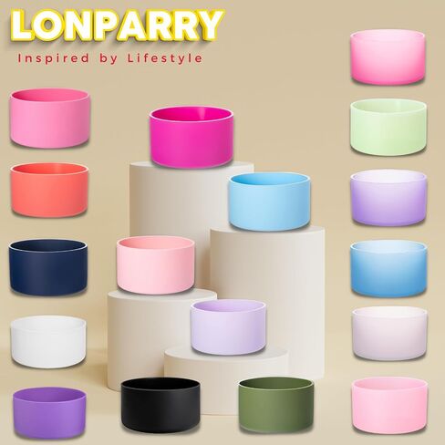 حذاء LONPARRY من السيليكون مكون من قطعتين لستانلي 40 30 أونصة Quencher Adventure Tumbler، حذاء سفلي لـ Stanley IceFlow Flip 30 20 أونصة، أحذية غطاء واقي كأس ستانلي لستانلي 40 30 أونصة بمقبض in Kuwait