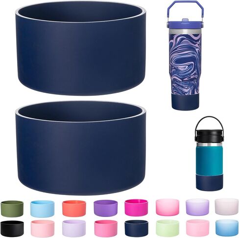 حذاء LONPARRY من السيليكون مكون من قطعتين لستانلي 40 30 أونصة Quencher Adventure Tumbler، حذاء سفلي لـ Stanley IceFlow Flip 30 20 أونصة، أحذية غطاء واقي كأس ستانلي لستانلي 40 30 أونصة بمقبض in Kuwait