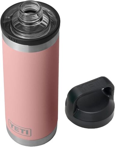 زجاجة YETI Rambler سعة 18 أونصة، معزولة بالفراغ، من الفولاذ المقاوم للصدأ مع غطاء للمضغ in Kuwait
