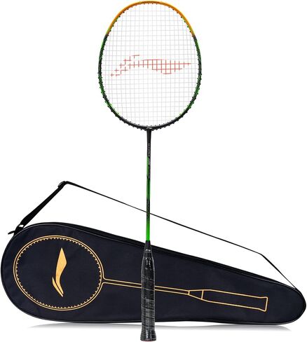 مضرب كرة الريشة Li-Ning G-Force Superlite 3600 مصنوع من ألياف الكربون مع غطاء كامل مجاني in Kuwait