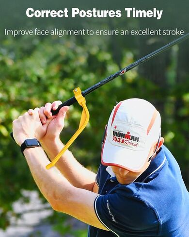 GreenHaven Golf Swing Training Aid Swing Correcting Trainer Tool for Golfers Beginners Arm Elbow Posture Teaching Accessory for Golf Club Practice in Saudi Arabia