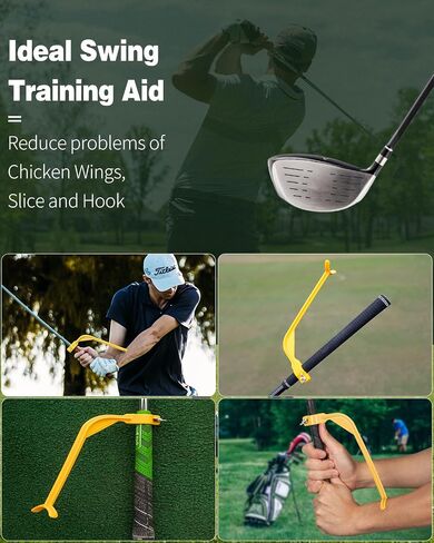 GreenHaven Golf Swing Training Aid Swing Correcting Trainer Tool for Golfers Beginners Arm Elbow Posture Teaching Accessory for Golf Club Practice in Saudi Arabia