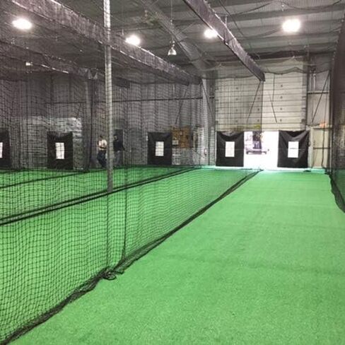 On Deck Sports 5' x 6' Heavy Duty Vinyl Baseball/Softball Backstop with Sewn-in Strike Zone | Batting Cage Backdrop Net Saver in Kuwait