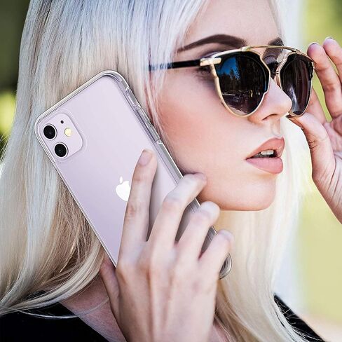 حافظة ULAK شفافة متوافقة مع هاتف iPhone 11 مقاس 6.1 بوصة 2019، غطاء هاتف واقٍ شفاف رفيع in Kuwait
