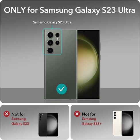ESR for Samsung Galaxy S24 Ultra Case, Kickstand S24 Ultra Cover with 3 Stand Modes, Military-Grade Drop Protection, Shockproof Slim Phone Case with Patented Kickstand, Boost Series, Clear in Saudi Arabia