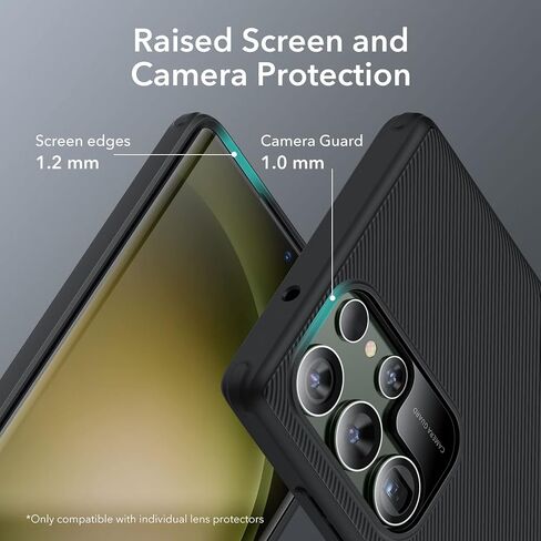 ESR for Samsung Galaxy S24 Ultra Case, Kickstand S24 Ultra Cover with 3 Stand Modes, Military-Grade Drop Protection, Shockproof Slim Phone Case with Patented Kickstand, Boost Series, Clear in Saudi Arabia