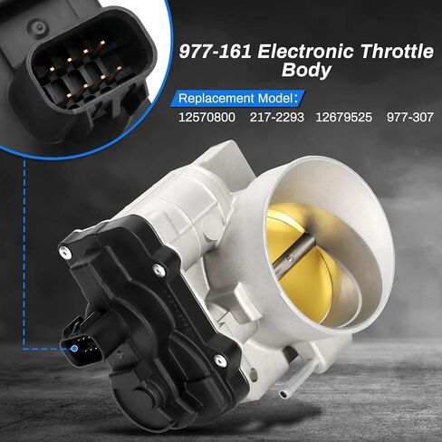 977-161 جسم الخانق الإلكتروني المتوافق مع Chevy Silverado المتوافق مع Buiick المتوافق مع Cadillac Escalade المتوافق مع GMC Envoy Yukon استبدال 12570800,12679525,217-2293,977-307 in Kuwait