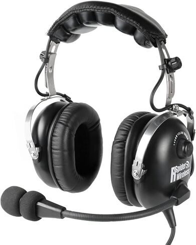 سماعة رأس ANR للطيران مع خاصية تقليل الضوضاء النشطة، ومدخل موسيقى MP3، ومفتاح أحادي/ستيريو، ومقابس GA المزدوجة، وتتضمن حقيبة سماعة الرأس in Kuwait