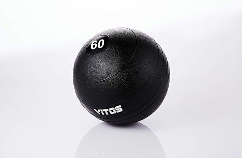 Vitos Fitness Exercise Slam Medicine Ball 10 to 100 Pounds | Durable Weighted Gym Accessory Strength Conditioning Cross Training Core Squats Lunges Spike Ball Rubber Weight Workout in Saudi Arabia