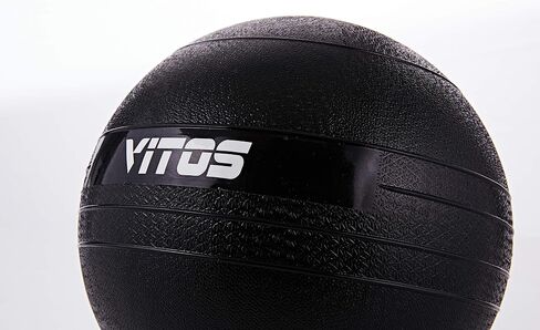 Vitos Fitness Exercise Slam Medicine Ball 10 to 100 Pounds | Durable Weighted Gym Accessory Strength Conditioning Cross Training Core Squats Lunges Spike Ball Rubber Weight Workout in Saudi Arabia