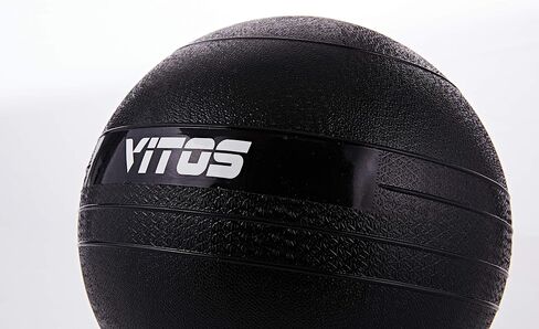Vitos Fitness Exercise Slam Medicine Ball 10 to 100 Pounds | Durable Weighted Gym Accessory Strength Conditioning Cross Training Core Squats Lunges Spike Ball Rubber Weight Workout in Saudi Arabia