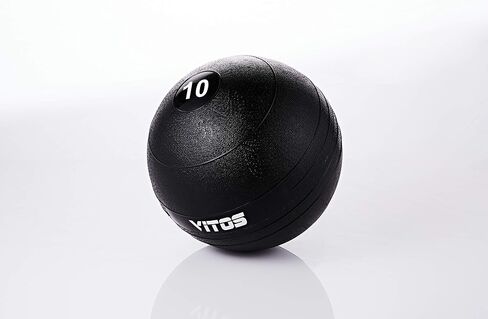 Vitos Fitness Exercise Slam Medicine Ball 10 to 100 Pounds | Durable Weighted Gym Accessory Strength Conditioning Cross Training Core Squats Lunges Spike Ball Rubber Weight Workout in Saudi Arabia