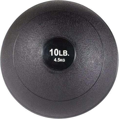 Body-Solid (BSTHB10) Dead Weight Slam Balls, Sand Fill Weighted Ball for Strength & Conditioning Training, Weights Loss, Wall Ball Workouts, Versatile Fitness Exercise Equipment - Black, 10lb in Saudi Arabia