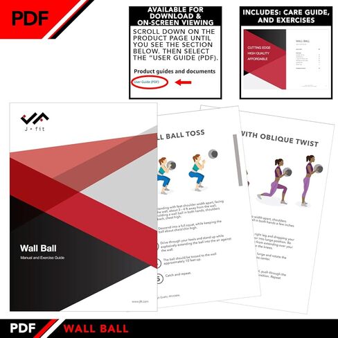 كرة حائط JFIT، 20 رطل، أزرق/أسود in Kuwait