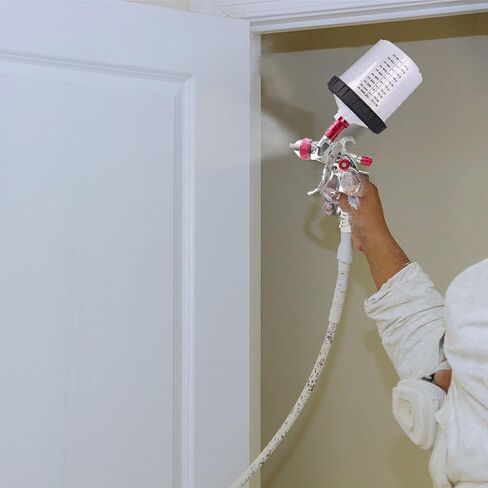 AKISEKTR Disposable Paint Sprayer Mixing Cup Liners and Lid System for HVLP Spray Gun, Car Paint Gun 20oz(600 ml) Kit with 10 Cup Liners, 10 Lids, 10 Filters, 1 Hard Cup with Retainer Ring, 2plugs in Kuwait