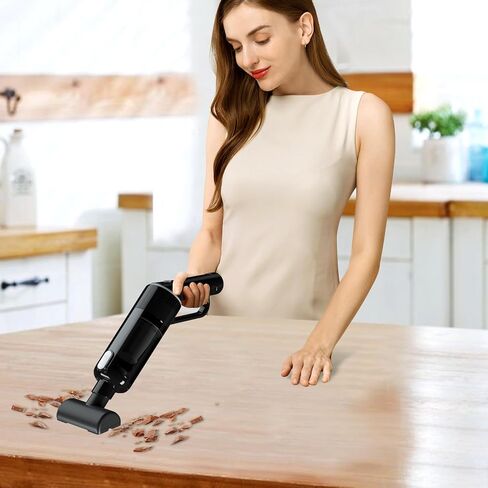 Handheld Vacuum Cleaner Cordless: 9000PA Power Suction Portable Vacuum Cleaner Rechargeable, Advanced Dust Removal Technology，Upgraded HEPA Filter, Mini Vacuum Cleaner Car Accessories (White) in Saudi Arabia