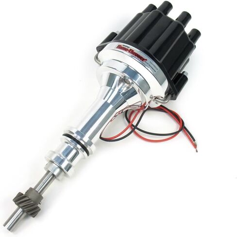 Pertronix D230800 Flame-Thrower Plug and Play Black Cap Marine Billet Electronic Distributor with Ignitor II Technology with Black Cap for Ford 302 in Saudi Arabia