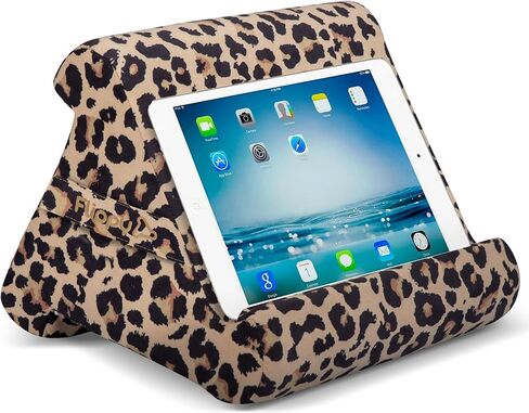 Flippy Original Tablet Pillow Stand & iPad Holder, Gift for Book Lovers & Readers, Multi-Angle Stand with Storage for Lap, Desk & Bed, Compatible with Kindle, Fire, iPad & Samsung, True Blue in Kuwait