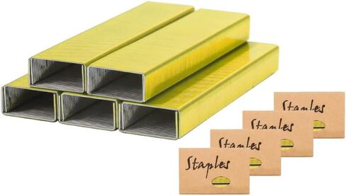 Colored Staples Set Colorful 26/6 Standard Staples for Desk Manual Stapler, 1000 Per Color, Total 6000 for Office and Study Supplies (6 Pack, Colored) in Saudi Arabia