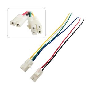 CDI سلك كابل التوصيل 4 + 2 دبابيس لGY6 50cc 70cc 90cc 110cc 125cc 150cc 4 السكتة الدماغية سكوتر الدراجة ATV رباعية الذهاب كارت حفرة الترابية دراجة نارية CDI صندوق الأسلاك تسخير Taotao Buyang Jonway Sunl