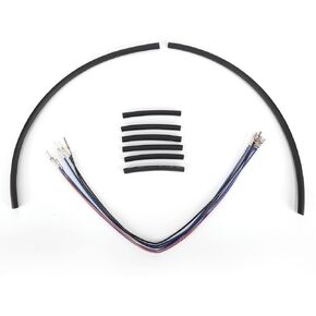 MoKitDora 12" Turn Signal Wiring Harness 6 Wires Extension Kit for 1996-2021 Harley Softail, Sportster XL, Touring Electra Glide Road Glide Road King Street Glide Models