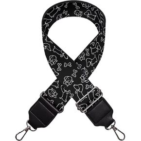 هالوين حقيبة يد حزام قماش محفظة حزام ملون الخفافيش الأسود حزام الكتف متعدد الألوان الخفافيش استبدال حزام in Kuwait