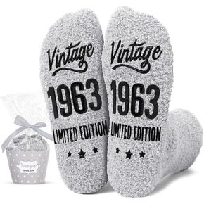 HAPPYPOP 1959 1954 Birthday Gifts For Men - 65TH 70TH Birthday Gifts For Men, Birthday Socks For Grandpa Dad