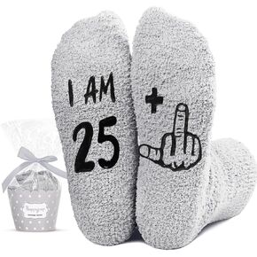 HAPPYPOP 26th Birthday Gifts Ideas for Men - Socks for 26 Year Olds, Best Gifts for 26 Year Old Man