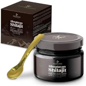 Shilajit Resin – Pure Himalayan Shilajit for Energy, Strength & Immune Support - 85+ Minerals, 75% Fulvic Acid - High Potency, Lab-Tested Pure Shilajit Supplement for Men & Women (30g)
