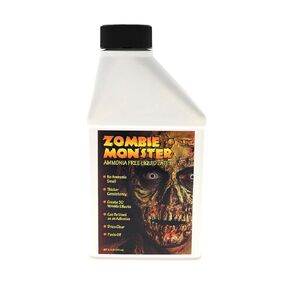 Zombie Monster Liquid Latex Body Paint - 16oz, Clear, Ammonia Free NO ODOR, Creature Skin/Makeup, Halloween Costume Cosplay, Dries Clear