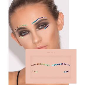 Love is Love Face Jewels ✮ Mercy London Face Gems Jewels Rainbow Pride Heart