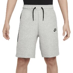 Nike Tech Fleece Big Kids' (Boys') Shorts (Black/Black/Black, FD3289-010)