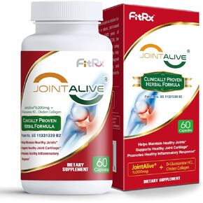 JointAlive Joint Support Supplement,Glucosamine & Collagen,Joint Relief Supplement, Enhanced Flexibility & Comfort - Promotes Joint Health in as Quickly as 7 Days,30 Servings