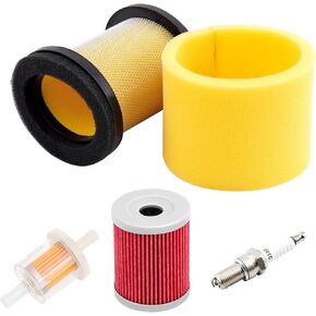 0470-421 Air Filter Oil Filter Kit for Arctic Cat 250 2x4 4x4 1999-2005 Arctic Cat 300 2x4 4x4 1998-2005 Replace for 0470-421, 0470-355 with Fuel Filter Spark Plug
