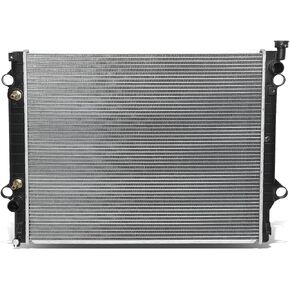DNA Motoring OEM-RA-2802 OE Style Direct Fit Aluminum Cooling Radiator Compatible with 05-15 Tacoma, 25-5/8" W X 21-3/16" H X 1" D, 1-3/8" Inlet, 1-3/8" Outlet
