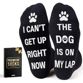 VICRAZY Dog Socks for Men, Dog Gifts for Men - Dog Gifts for Dog Lovers, Funny Dog Gifts - Dog Gifts for Dad, Husband, Grandpa - Dog Stuff, Dog Stocking Stuffer for Men, Funny Dog Gifts Socks