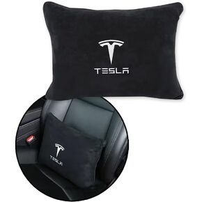 Tesla Model S X 3 Y & Cybertruck Car Seat Lumbar Support Pillow Foam Accessory Relieve Back Pain for Driving - 1 Piece