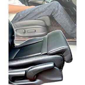 Car Seat Extender Leg Support, Upgraded Car Driver Seat Leg Support Extender - Heighten & Lengthen, Universal Car Leg Extender Pillow for Cars Buses Trains Office Home (Standard)