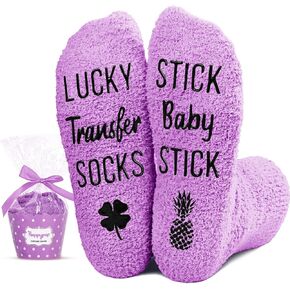 HAPPYPOP Pregnancy Gifts Ideas - Pregnant Mom Socks, Expecting Mother's Day Gifts Mom to Be Gifts, Ivf Gifts