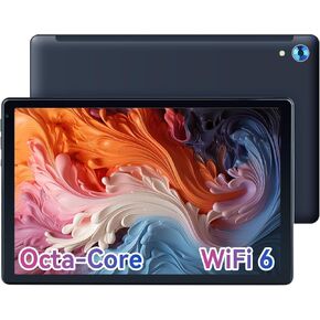 10.1 Inch Tablet, 8GB RAM 128GB ROM 1TB Expand, Android 13 Tablet， Octa-core Processor, 1280x800 IPS HD Touch Screen Tablet, Dual Camera, Bluetooth, 5000mAh Battery (Black)