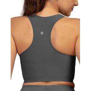 COMFELIE Sports Bras for Women, Light Support Sports Tank, Versatile Seamless U-Neck Racerback Sports Bra