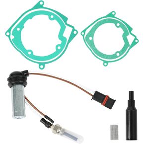 Diesel Heater Glow Plug Repair Kit 12V Glow Plug Service Kit Parking Heater Maintenance Kit Gasket Ceramic Glow Plug Rebuild Kit Fits for Eberspacher Airtronic D2 D4 D4S Heaters 2KW 5KW