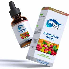 Quercetin Liquid Drops | Boost Your Immune Defense for Adults and Kids | Natural 2Fl Oz (1)