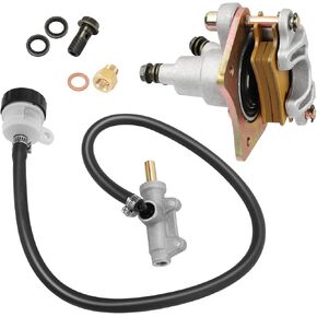 Rear Brake Caliper & Master Cylinder Compatible with Polaris Sportsman 500 2003-2009 Sportsman 400 600 2003-2005 Sportsman 450 700 800 2003-2007, OEM# 1910690 1911075 1910301 1910790 1911113 1910791