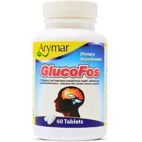 Arymar Glucofos - L Glutamic Acid Supplement - 60 Tablets