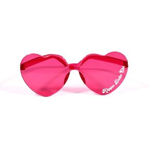 Sorority Shop Kappa Delta Chi Sunglasses — Heart Shaped Sunglasses, Greek Sorority Sunglasses for Big Little Sorority Gifts